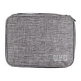thumbnail image 1 of Storage Case Cable Organizer Charger Bag Wires Organization Fine Bag Travel Accessories Large Capacity Convenience Hand Bags Gadget Container Dark Gray, 1 of 9