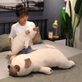 thumbnail image 4 of 30in Pugs Plush Stuffed Animal Dog Children Hugging Pillow Sleeping Comfort Cushion Soft Plush Toy, 4 of 11
