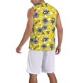 thumbnail image 2 of Sikiie Honeybee Basketball Jersey Reversible Men's Mesh Athletic Sports Shirts Training Practice S-4XLSmall, 2 of 6