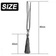thumbnail image 2 of 2 Pcs Curtain Tiebacks Tassel Tie-backs, Handmade Curtain Holdbacks Rope Curtains Tie Handmade Curtain Holdbacks For Home Office Window PLS, 2 of 5