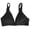 Black, variant on iMounTEK Deep V-Neck Sports Bras for Women Padded Low Impact Fitness Yoga Bra Crop Top