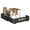 Black, variant on Pull Out Cabinet Organizer, Slide Out Drawers for Kitchen Cabinets, Sliding Drawer Storage, Under Sink, Pantry, Cabinet Pull Out Drawers Shelves