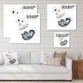 thumbnail image 4 of Designart Little Penguin With Stars and Planets I Canvas Wall Art, 4 of 4
