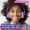 thumbnail image 4 of Move2Play, Kidz Bop, Auriculares Bluetooth para niños | Micrófono y parlantes de alta definición | Limitación de volumen de 94 dB | Inalámbrico | Ajustable | Uso Escolar | Regalo 3 4 5 6 7 8+ años Niñ, 4 of 5