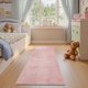 thumbnail image 1 of Runner Jinchan 61x152 cm de Peluche Suave Antideslizante Rosa, 1 of 8