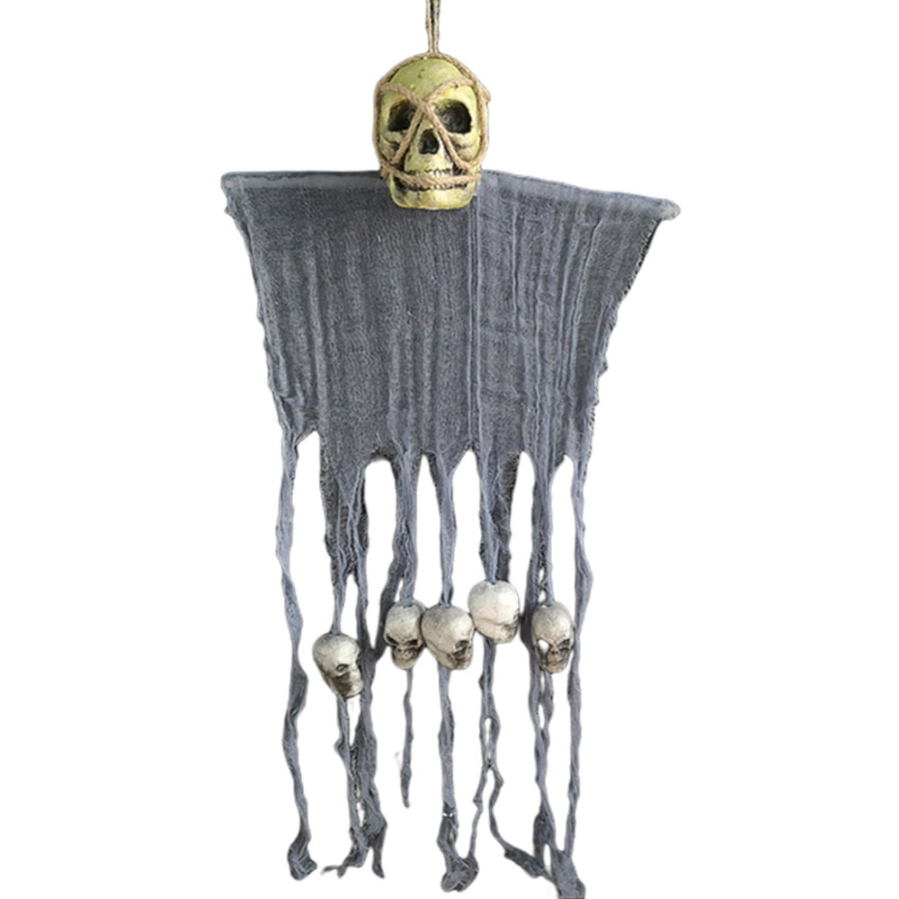 1pc Skeleton Shawl Printing Beautiful Skull Shawl Halloween Outdor Evening Party 