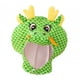 thumbnail image 2 of Gorro de dragón de felpa Transpirable jinwen para adultos y niños, Tocado para la noche, Verde, 2 of 7