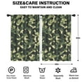 thumbnail image 2 of Camouflage 42x63in(106x160cm) Curtains 2 Panels for Kids Bedroom, Window Drapes for Kids Boys Girls Bedroom Curtains Designed To Spark Joy and Creativity, 2 of 5