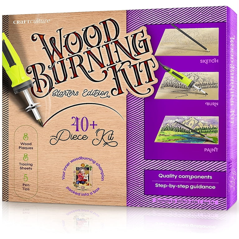 Craft Culture Wood Burning Kit for Kids and Teens photo 1