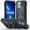 Black, variant on Kryonix for iPhone 13 Pro Case with Rotatable Ring Stand, Military Grade Drop Protection Full Body Rugged Heavy Duty Protective Cover,Black