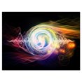 thumbnail image 2 of Design Art - Vagues Lumineuses en Particules sur Noir, 2 of 4