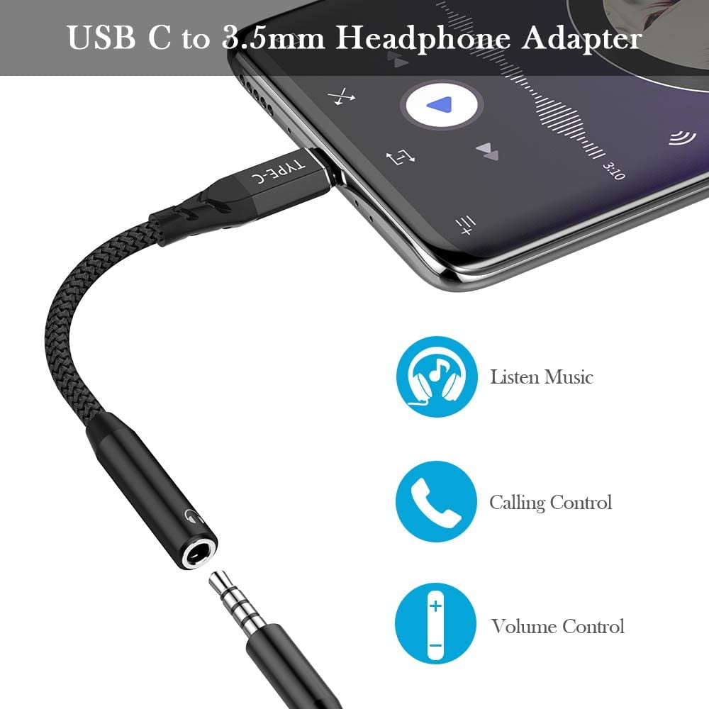 USB C to 3.5mm Headphone Jack Adapter 
