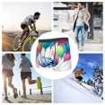 thumbnail image 4 of Qekee Stitch Print Men's Boxer Briefs, Soft & Comfortable Underwear,Moisture-wicking Breathable Breathable Boxer-Large, 4 of 5
