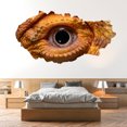 thumbnail image 5 of RV 3D Broken Wall Vision Dinosaurio Lagarto Ojos Etiqueta de la pared Sala de estar Dormitorio Decoración (Estilo 3), 5 of 5