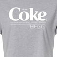 thumbnail image 3 of Coca-Cola - Drink Coke Enjoy - Juniors Cropped Pullover Hoodie, 3 of 5