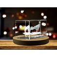 thumbnail image 2 of Swinhoe’s Blue Pheasant 3D Engraved Crystal 3D Engraved Crystal Keepsake/Gift/Decor/Collectible/Souvenir, 2 of 6