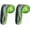 Green, variant on 2 Pairs Stepps Insoles for Men Women, Massage Insole, Enhanced Arch Support & Cushioned Comfort, Breathable Memory Foam, Fits All Shoe Types