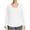 White, variant on HOMBOM Beige Women Blouses Crew Neck Long Sleeve Blouse Solid Trendy Shirt