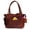 Brown, variant on Women's Shoulder Tote Bag Office Purse Genuine Leather Laptop Brown Satchel Handbag