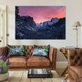 thumbnail image 3 of Yosemite National Park Sunset Poster Decorative Painting Canvas Wall Art Living Room Posters Bedroom Painting,Unframe-style,12x18inch(30x45cm), 3 of 8