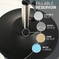 thumbnail image 4 of US Weight Free-Standing Fillable Umbrella Base - Rolling Base for Patio Umbrella Stand – Black, 4 of 9