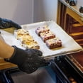 thumbnail image 3 of Guantes para barbacoa, manopla para horno, protección de manos para asar, fuego, horno microondas y otros trabajos de cocina, 3 of 4