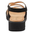 thumbnail image 3 of Patrizia Women's ZIGGED Zigzag Rhinestone Platform Stretch Back Sandals Black EU 42 / US 10.5 - 11, 3 of 5