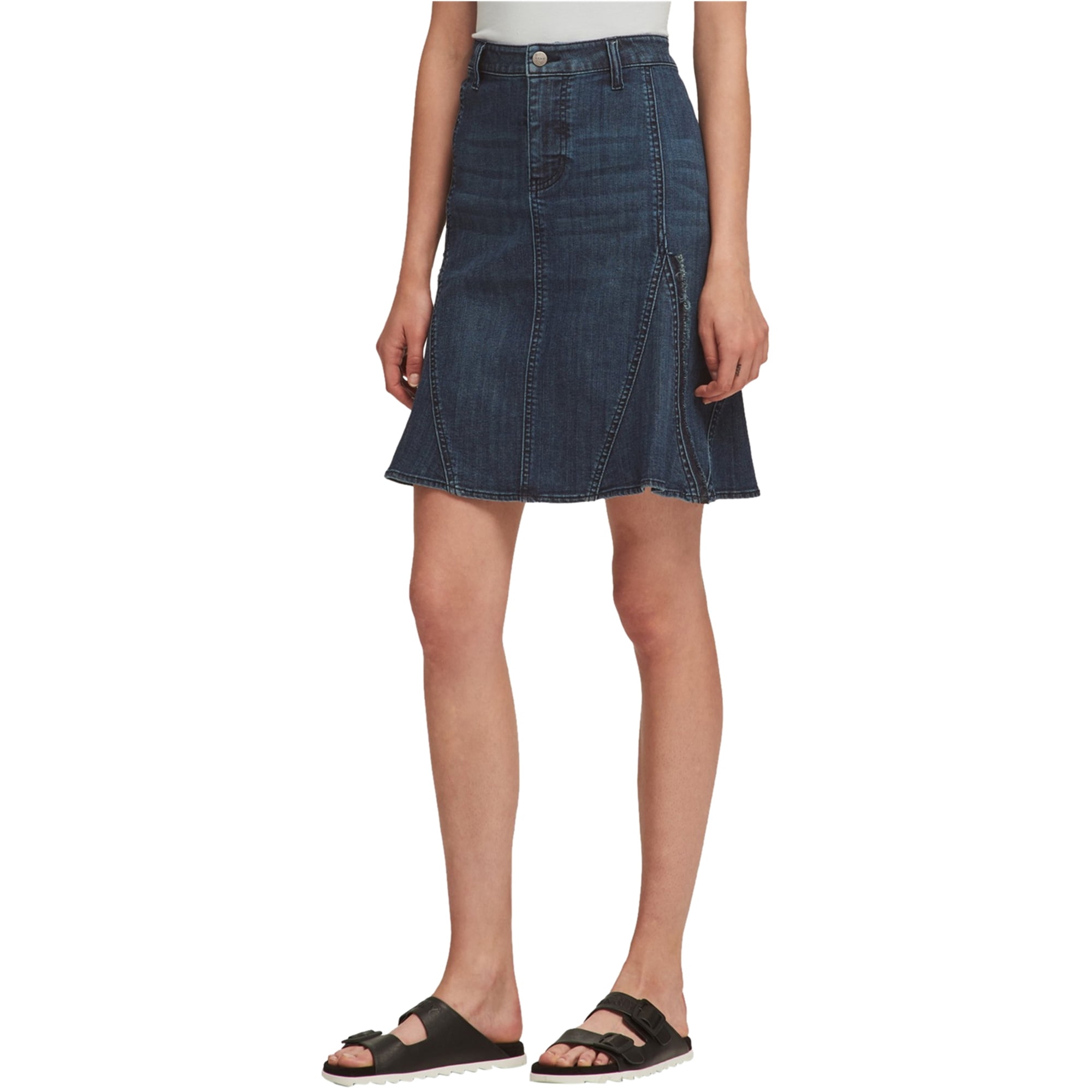 dkny denim skirt