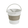 thumbnail image 1 of EGNMCR Bucket Household Bathroom Large-capacity Thickened Wastebasket Transparent Trash, 1 of 6