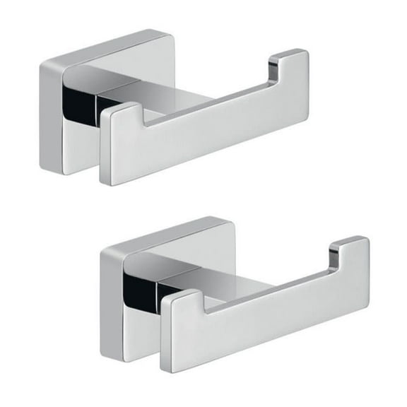 Nameeks Atn506 Gedy 2 Wall Mounted Robe Hooks - Chrome