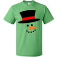 thumbnail image 3 of Inktastic Snowman with Top Hat and Carrot Nose T-Shirt, 3 of 5