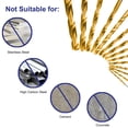 thumbnail image 4 of Juego de brocas HURRICANE Titanium Twist 99 piezas HSS 1/16-3/8, 4 of 7