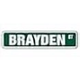 thumbnail image 2 of SignMission SS-BRAYDEN 4 x 18 in. Brayden Street Sign, 2 of 4