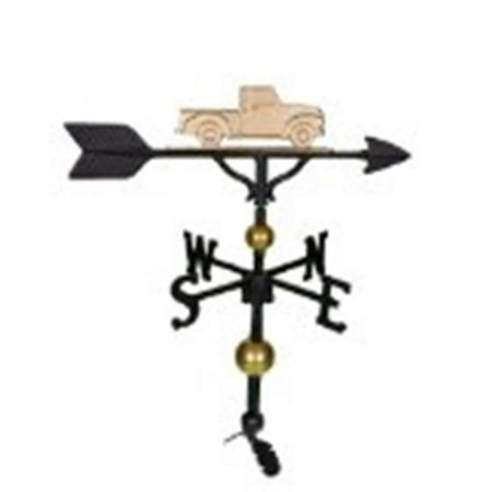 Montague Metal Products WV-316-GB 300 Series 32 In. Deluxe Gold Classic Truck Weathervane
