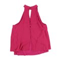 thumbnail image 2 of bar III Blusa con hombros descubiertos y abertura para mujer, rosa, pequeña, 2 of 2