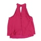 thumbnail image 2 of bar III Blusa con hombros descubiertos y abertura para mujer, rosa, extragrande, 2 of 2