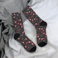 thumbnail image 5 of Rateoe Valentine'S Day for Women Casual Calf Socks - Cute Crew Socks - Thin Soft Above Ankle Socks Size 5-11, 5 of 6