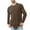 Brown, variant on zbxnLI Mens Casual T-Shirts Long Sleeve Shirts Plain Basic Tees Loose Crew Neck Soft Shirts for Men
