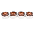 thumbnail image 2 of Metal 4pcs 1.9in RC Rims de la Rueda Mecanizado CNC Mecanizado 1/10 RC Beadlock Wheel Buld para axial SCX10 90046 AXI 03007 REDCAT MST, 2 of 7
