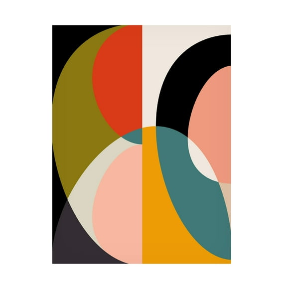 Trademark Fine Art Ana Rut Bre Mid Century Pastel 11 Canvas Wall Art