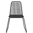 thumbnail image 2 of vidaXL 9 Piece Garden Dining Set Black, 2 of 4