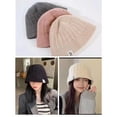 thumbnail image 6 of Guiexla Women Winter Warm Bucket Hat Super Soft High Elastic Solid Color Outdoor Sunscreen Knit Fisherman Cap, 6 of 7