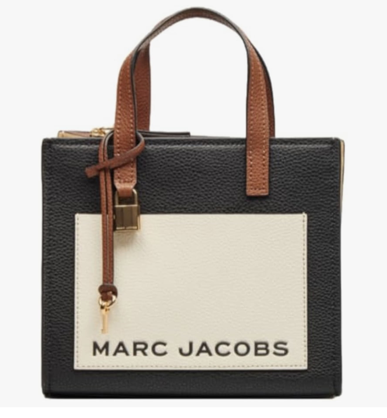 値下げ❗️美品MARC JACOBS バック Marc Jacobs Mini Grind Leather Crossbody Tote Bag Satchel Black