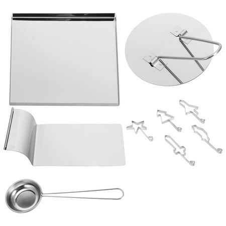 

9Pcs Stainless Steel Cookie Mold Kit Sugar Korean Game Candy Making Tools Biscuit Baking DIY Kit for Home Restaurant Hotel