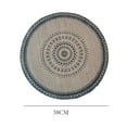 thumbnail image 3 of Tapis de Trivet en Rotin Isolation Thermique Fait Main Coton Lin Napperon Antidérapant pour Cuisine, 3 of 12