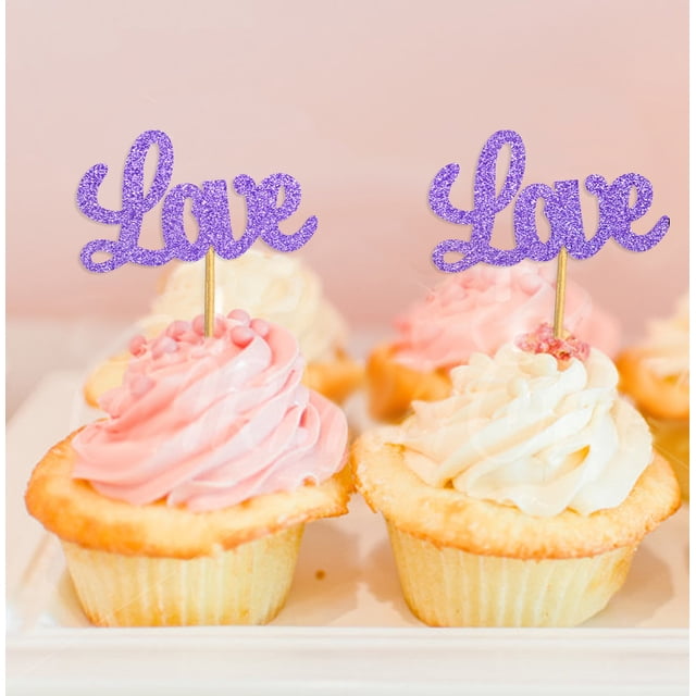 Darling Souvenir/ Décorations de Dessert pour Fête de Mariage - Lot de 40