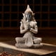 thumbnail image 1 of Estatua de Buda sentado de piedra arenisca, colección de esculturas artesanales decorativas de 3x2x4 pulgadas para regalo de inauguración de la casa, Estilo B Macarena Estatua al aire libre, 1 of 8