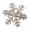 A, variant on Christmas Hair Clip 2000s Side Clip Christmas Snowflake Sweet Rhinestones Pearls Cool Photo Props