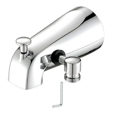 Tub Spout with Diverter, Bathtub Faucet with Shower Diverter and Hex Wrench Fits 1/2 Inch Copper Tube, 5.3 Inch