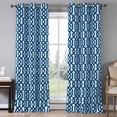 thumbnail image 2 of Ashmont Printed Blackout Grommet Window Curtain Set, 2 of 2